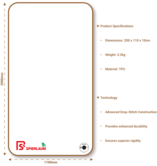 TPU Single Air Mattress 200 x 110 x 10cm